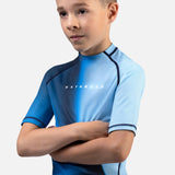 Hayabusa Rashguard Apex Nova Kurzarm Kinder - Blau