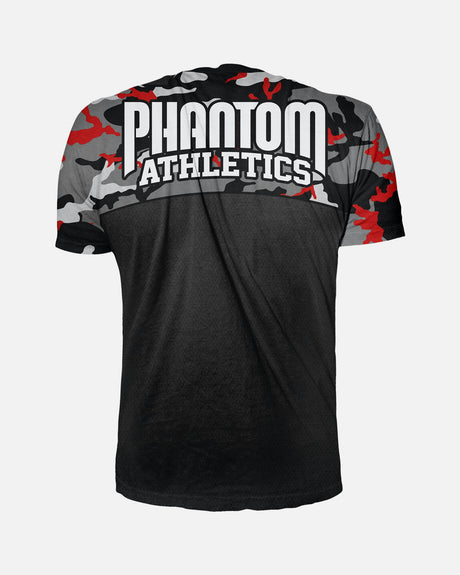 Phantom Athletics Trainingsshirt EVO Camo - Rood