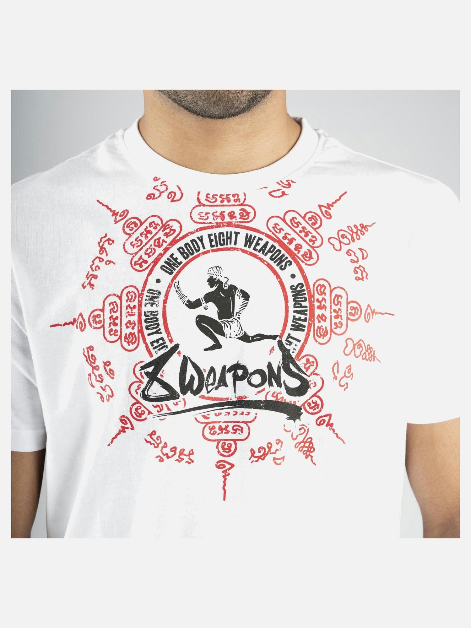 8 WEAPONS T-Shirt Eight Ways Yant - Weiß