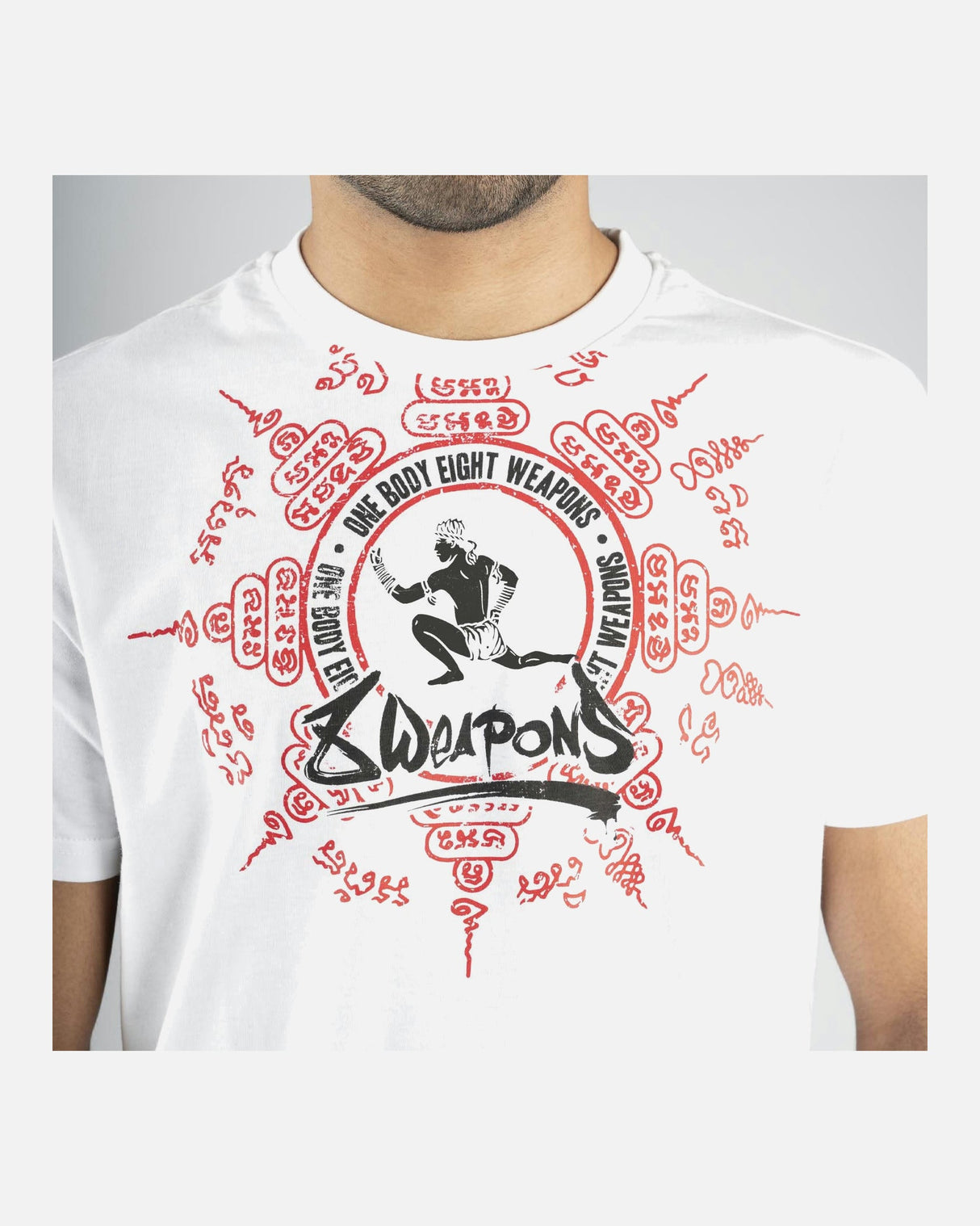8 WEAPONS T-Shirt Eight Ways Yant - Weiß