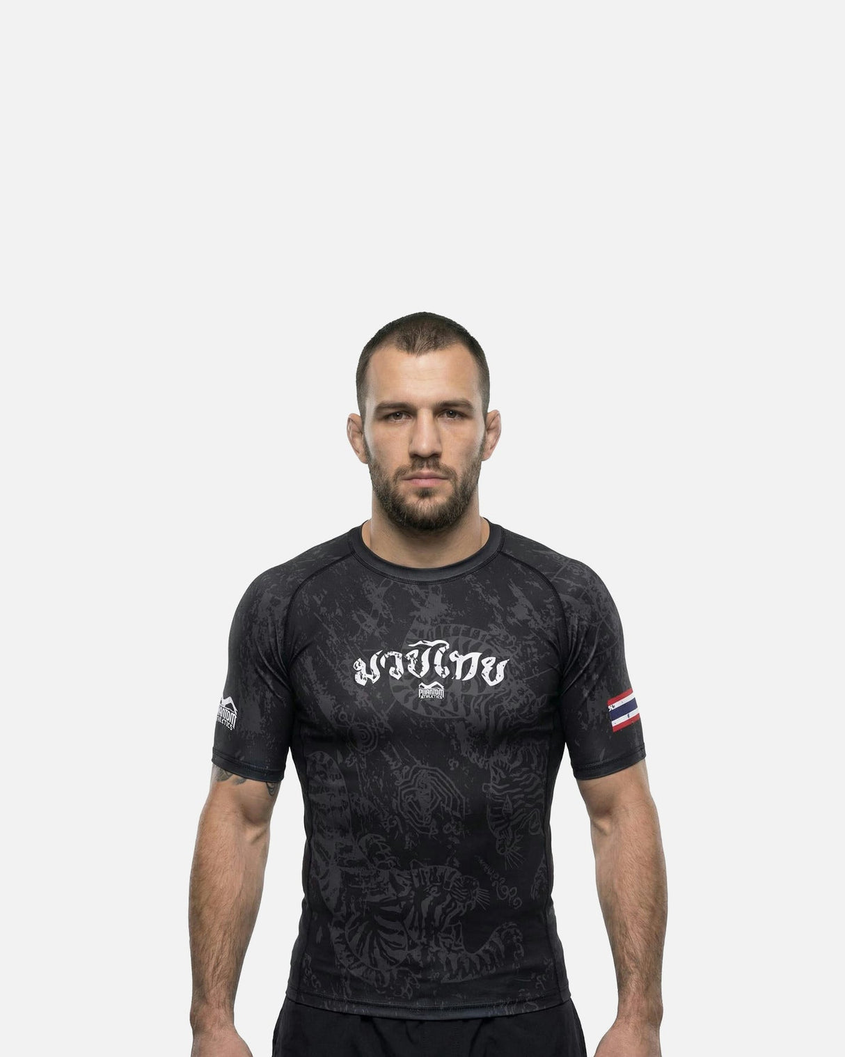 Phantom Athletics Rashguard Muay Thai - Schwarz/Grau