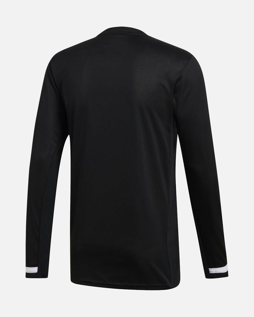 Adidas T19 Jersey Lange Ärmel - Schwarz/Weiß