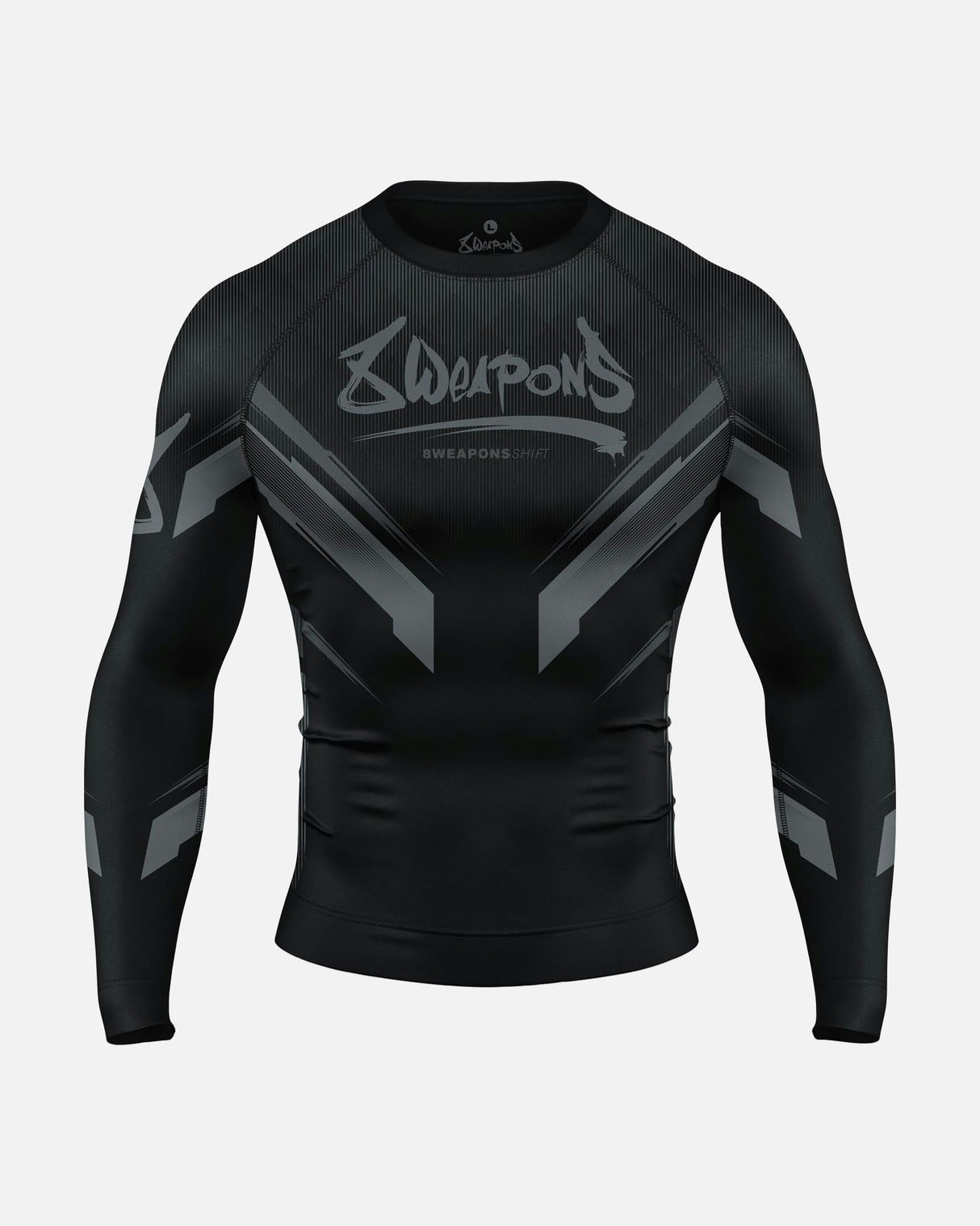 8 WEAPONS Rashguard Shift - Schwarz