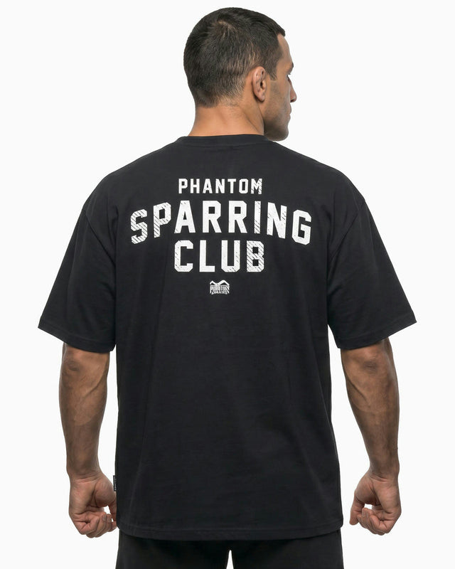 Phantom Athletics T-Shirt Sparring Club Oversize Heavy - Zwart