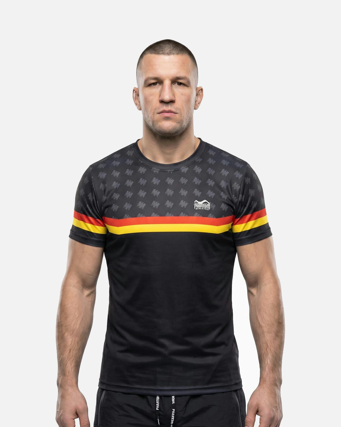 Phantom Athletics T-Shirt EVO+ Germany - Schwarz/Rot/Gold