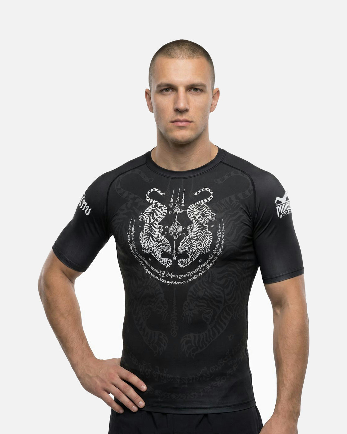 Phantom Athletics Rashguard Sak Yant - Schwarz/Grau