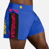 Hayabusa Muay-Thai-Shorts Icon - Blau/Gelb