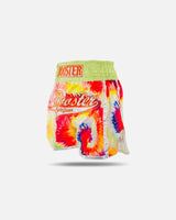 Booster Muay Thai Shorts TBT Swirl - Gelb