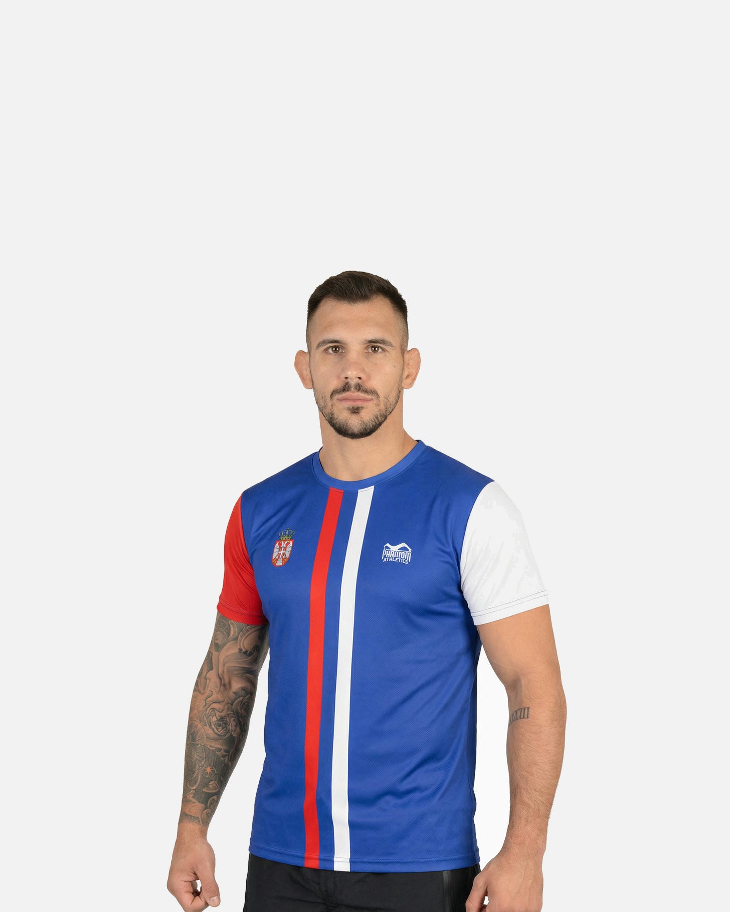 Phantom Athletics T-Shirt EVO+ Team Serbia - Blau