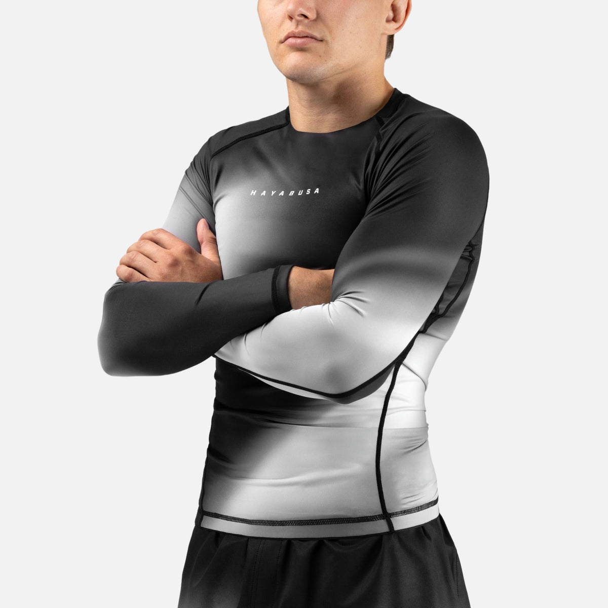 Hayabusa Rashguard Apex Nova Lange Ärmel - Grau