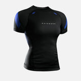 Hayabusa Rashguard Pro Ranked Kurzarm Damen - Blau