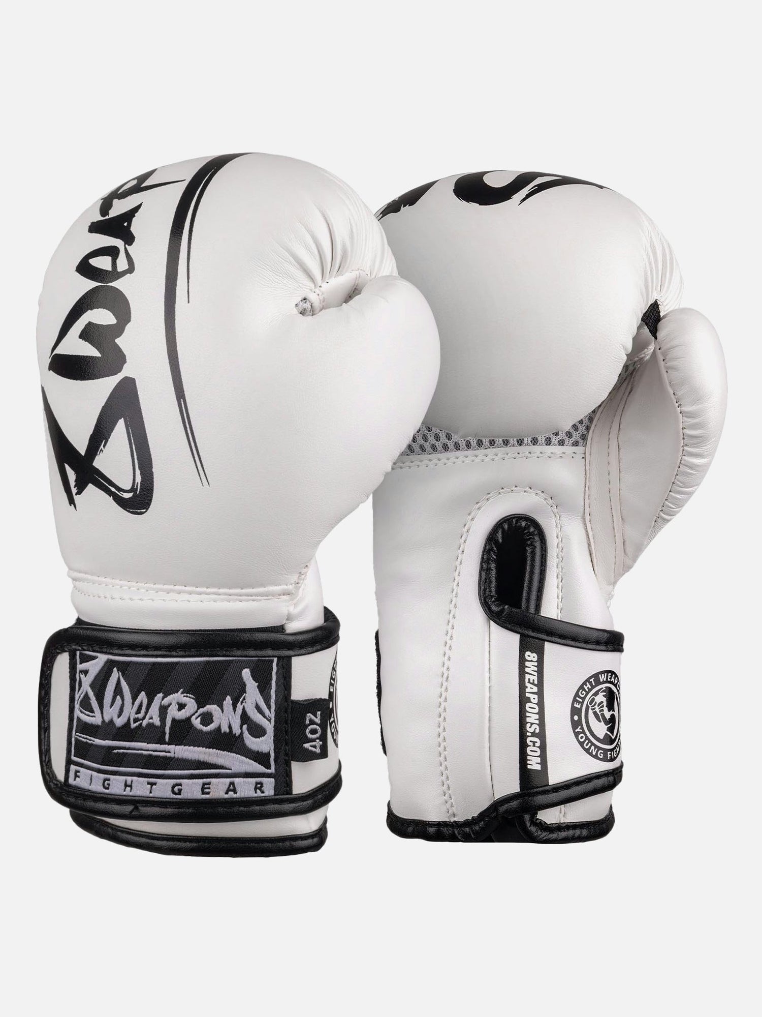 8 WEAPONS Boxhandschuhe Unlimited 2.0 - Weiß/Schwarz