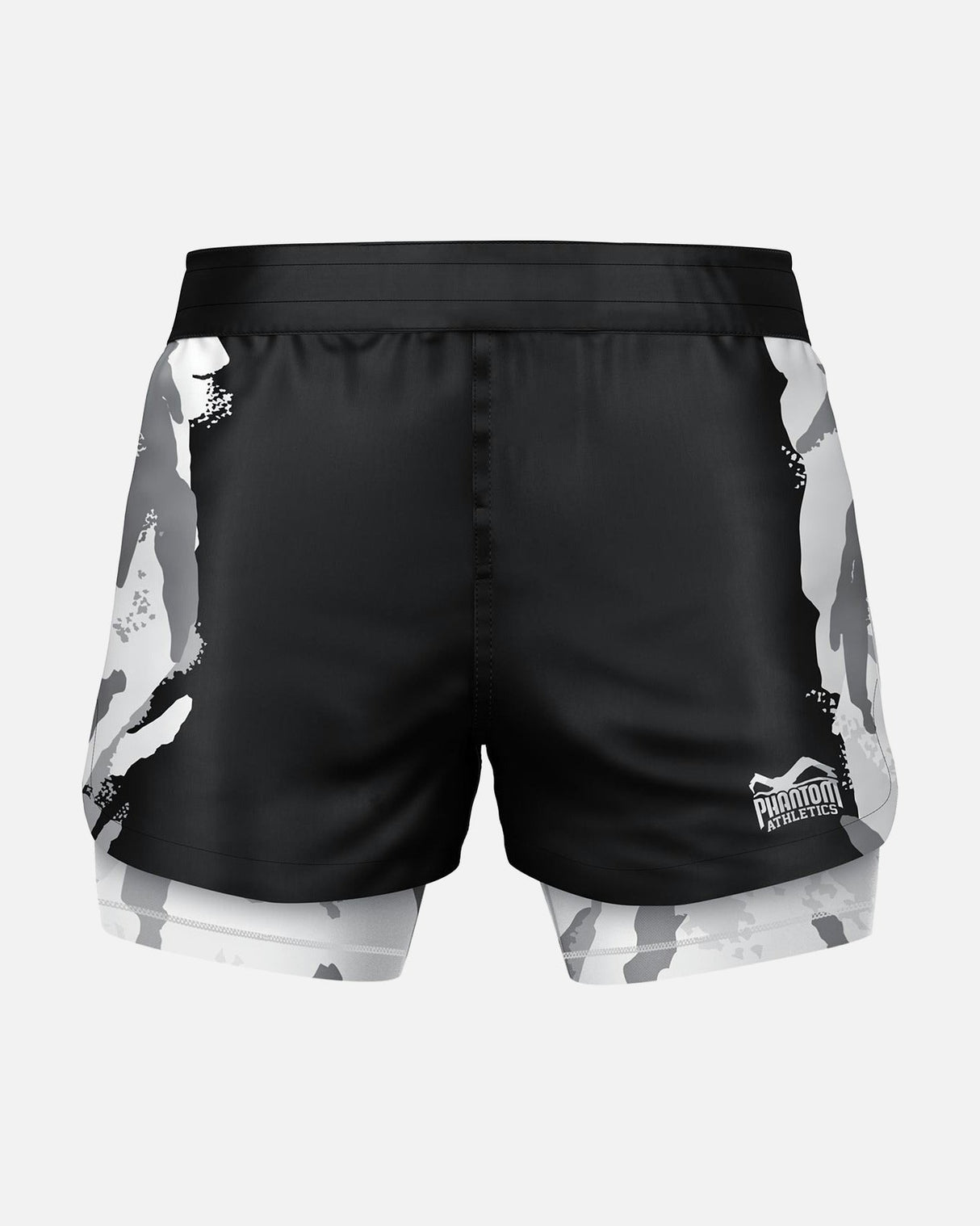 Phantom Athletics MMA Shorts Fusion 2in1 - Grün/Schwarz