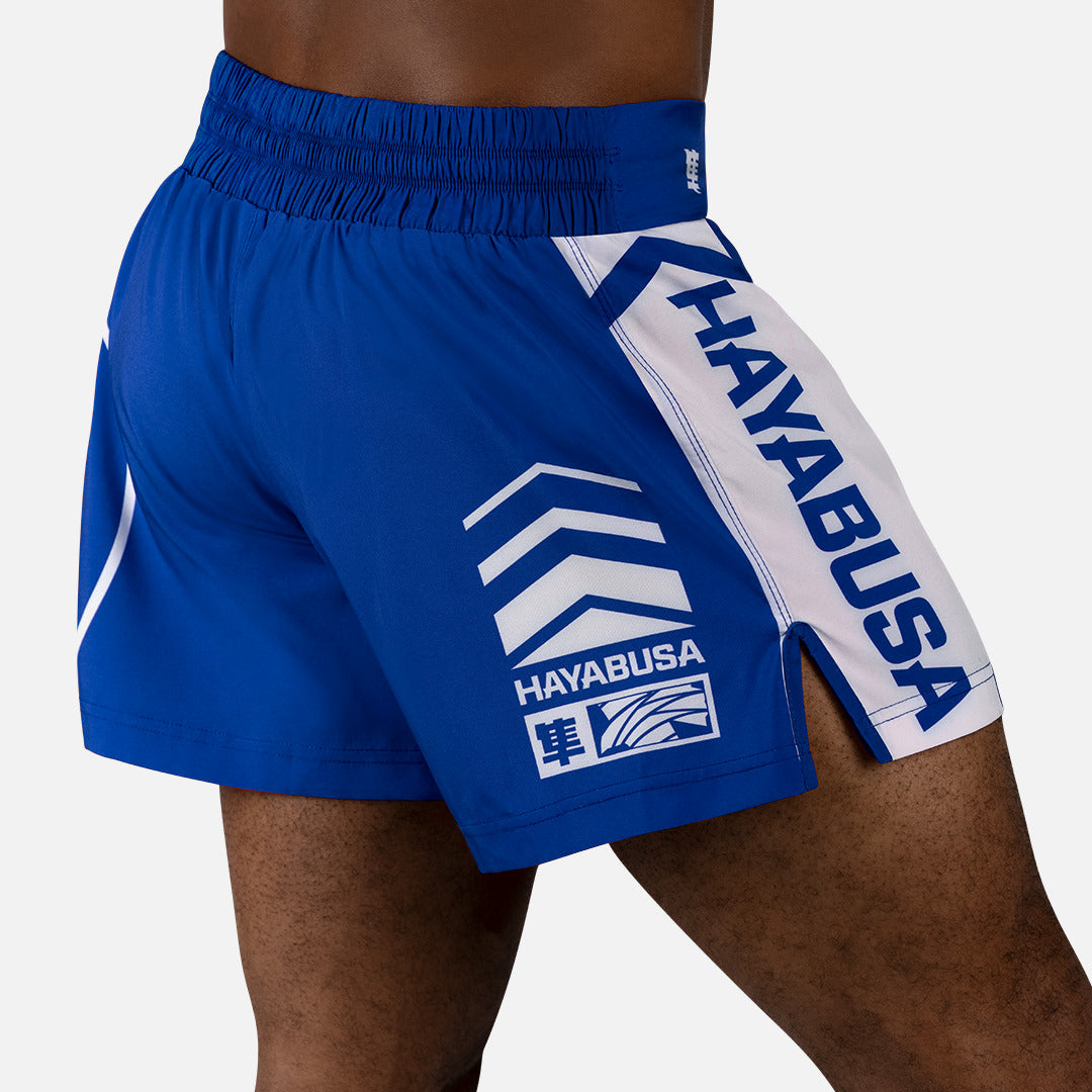 Hayabusa Muay-Thai-Shorts Icon - Blau/Weiß