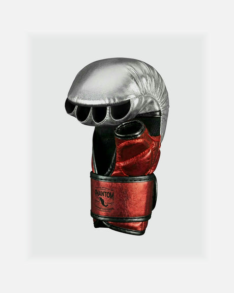 Phantom Athletics MMA-Handschuhe Mexico - Silber/Rot