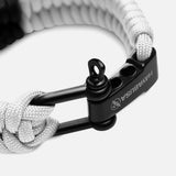 Hayabusa Paracord Jiu Jitsu Armband - Weiß