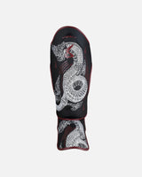 8 WEAPONS Schienbeinschoner Sak Yant Naga - Schwarz/Bordeaux