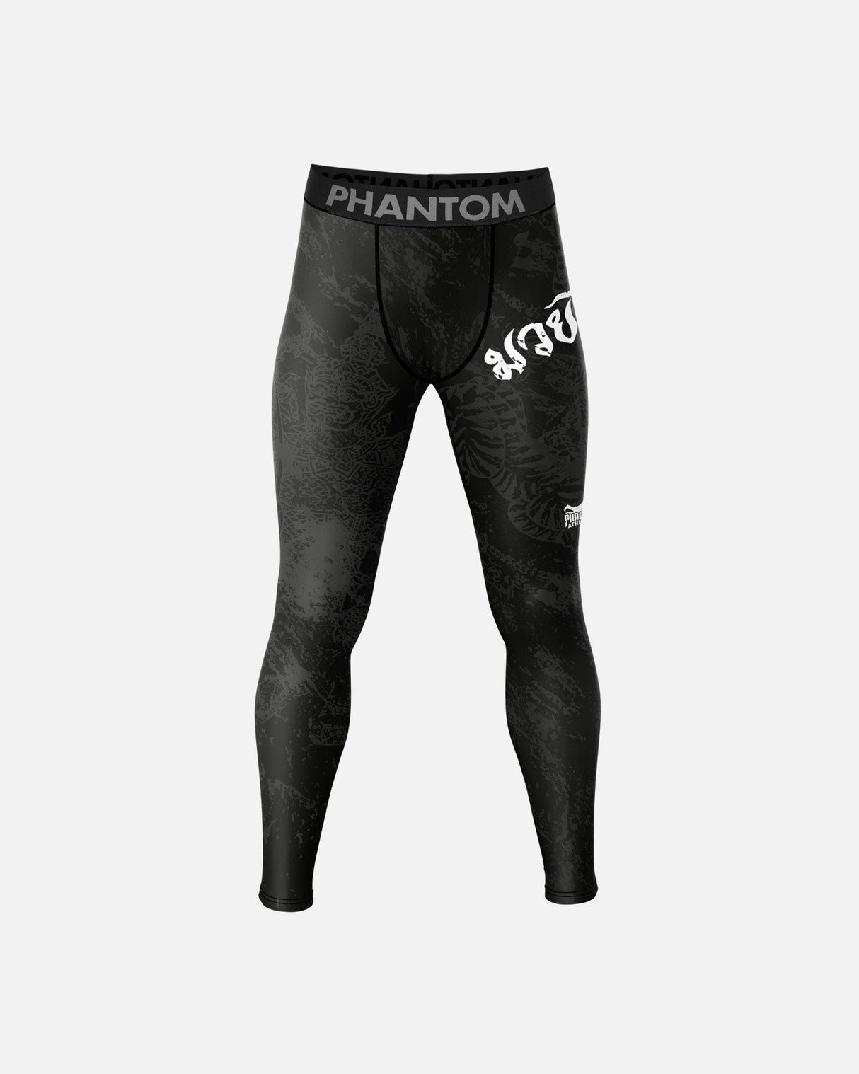 Phantom Athletics Kompressionsshorts Muay Thai - Schwarz/Grau