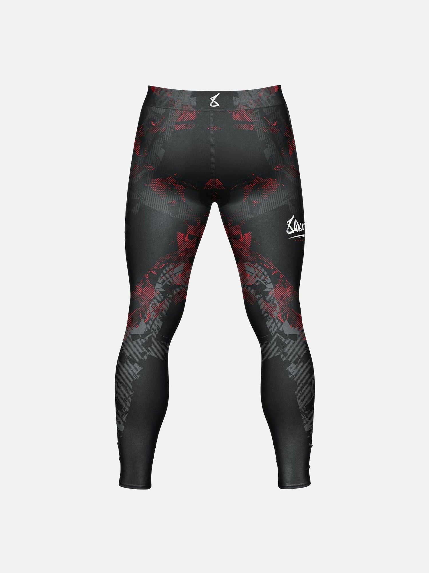 8 WEAPONS Kompressionshose Hit 2.0 - Schwarz/Rot