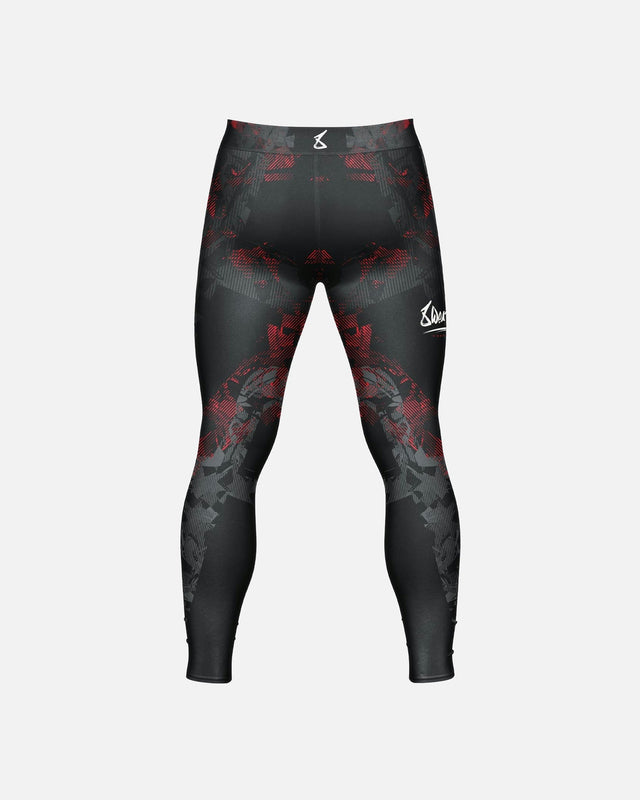 8 WEAPONS Kompressionshose Hit 2.0 - Schwarz/Rot