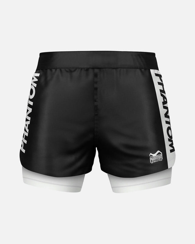 Phantom Athletics Compressie Shorts Fusion-R 2in1 Ranked - Blauw