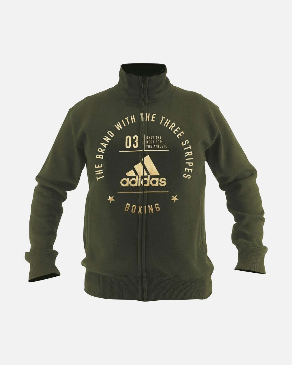Adidas Trainingsjacke Community Boxing - Grün/Gold