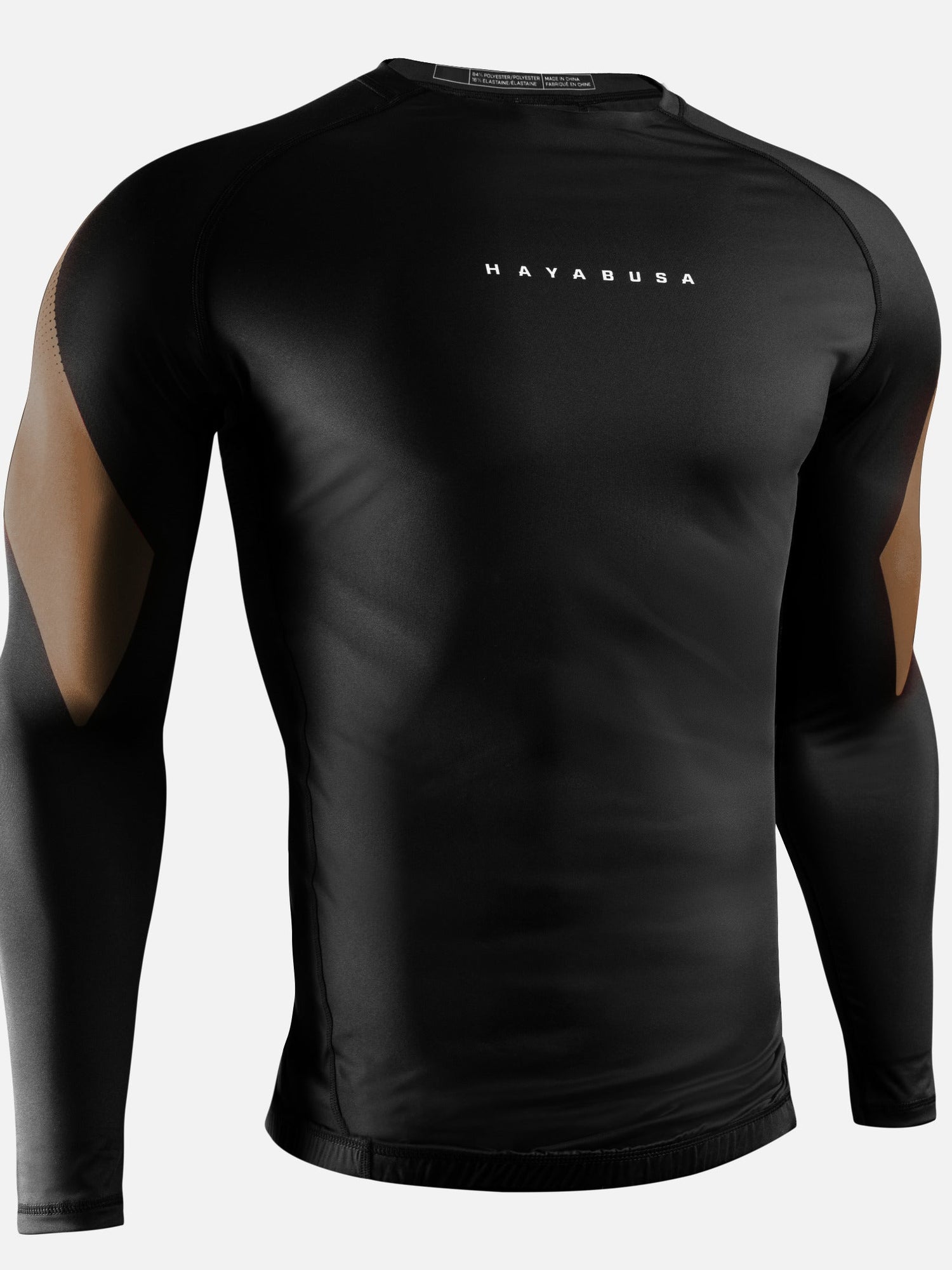 Hayabusa Rashguard Pro Ranked Lange Ärmel - Braun