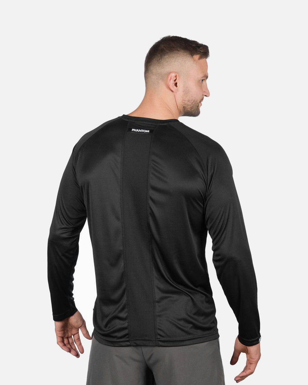 Phantom Athletics Trainingsshirt Tactic-V Lange Ärmel - Schwarz