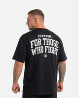 Phantom Athletics T-Shirt FOR THOSE WHO FIGHT - Schwarz