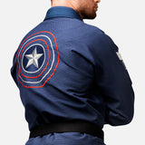 Marvel BJJ Gi Captain America - Blau
