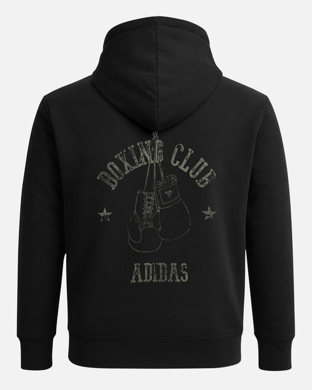 Adidas Hoodie Boxing Graphic Line - Schwarz