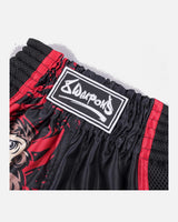 8 WEAPONS Muay-Thai-Shorts Joe - Schwarz/Rot