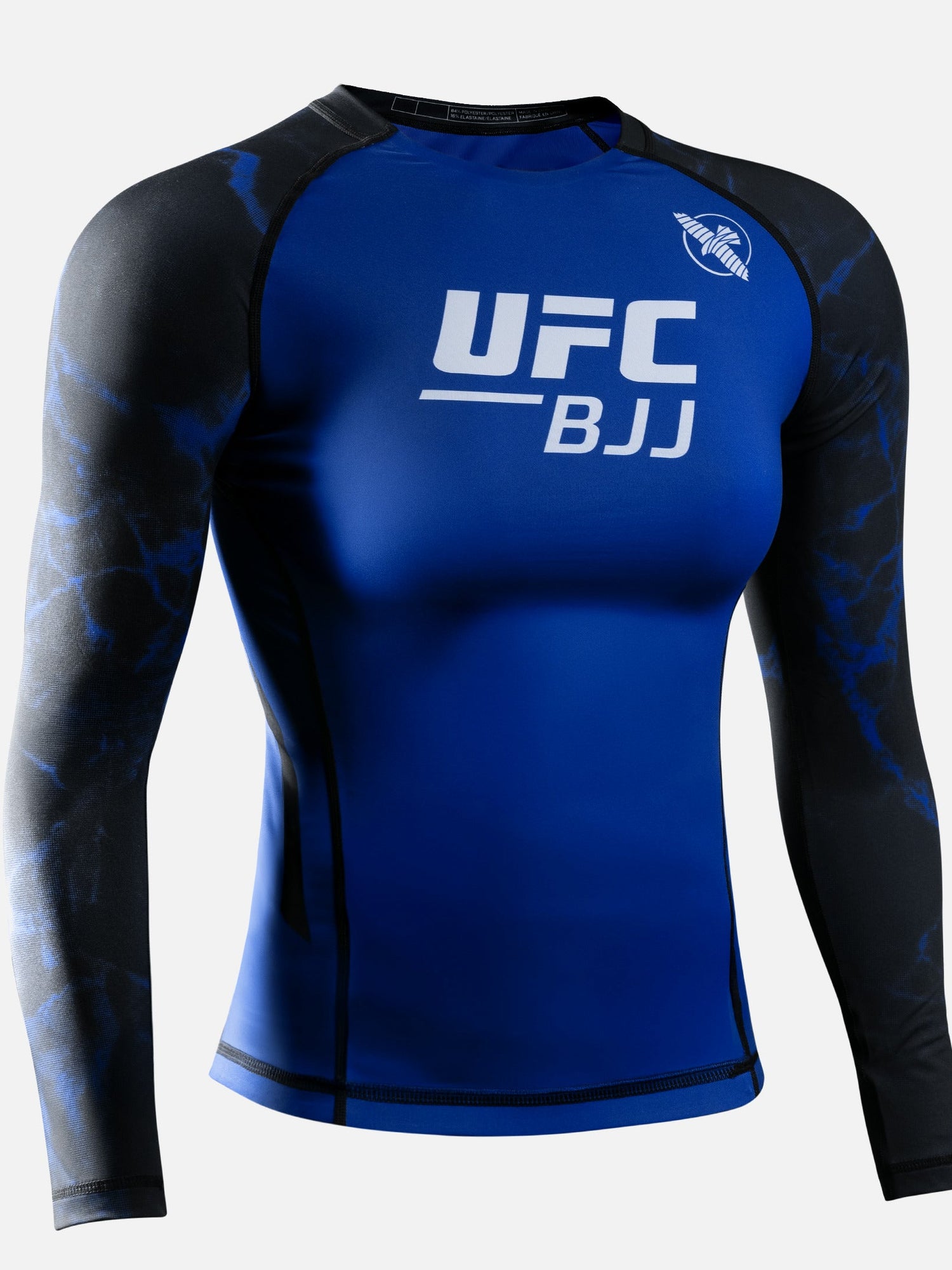 Hayabusa x UFC BJJ Rashguard Lange Ärmel Damen - Schwarz/Blau