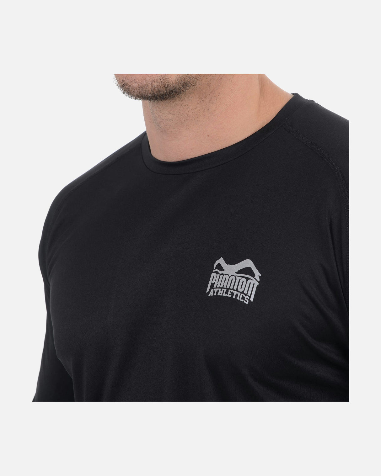 Phantom Athletics Trainingsshirt Tactic-V Lange Ärmel - Schwarz