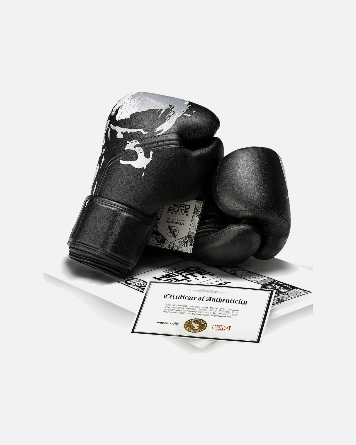 Marvel Hayabusa Boxhandschuhe The Punisher - Schwarz