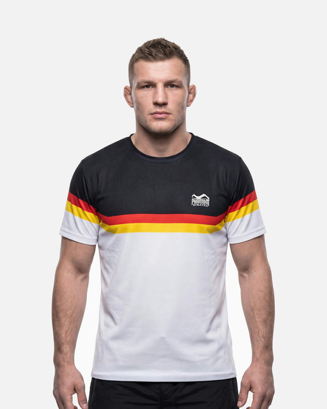 Phantom Athletics T-Shirt EVO+ Germany EC - Weiß/Schwarz/Rot/Gold