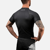 Marvel Hayabusa x Marvel Rashguard The Punisher Kurzarm - Schwarz