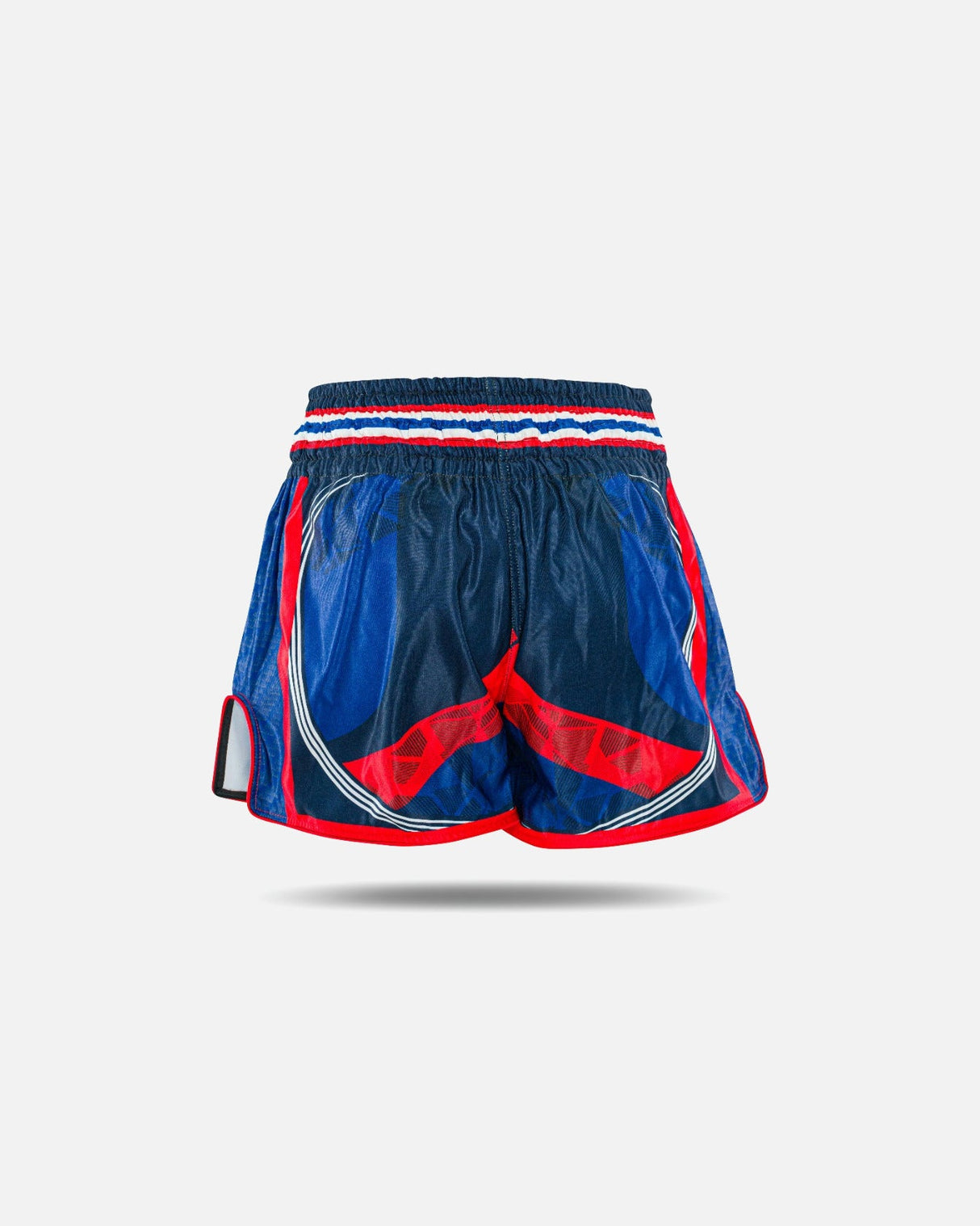 King Pro Boxing Muay Thai Shorts Flag - Blau