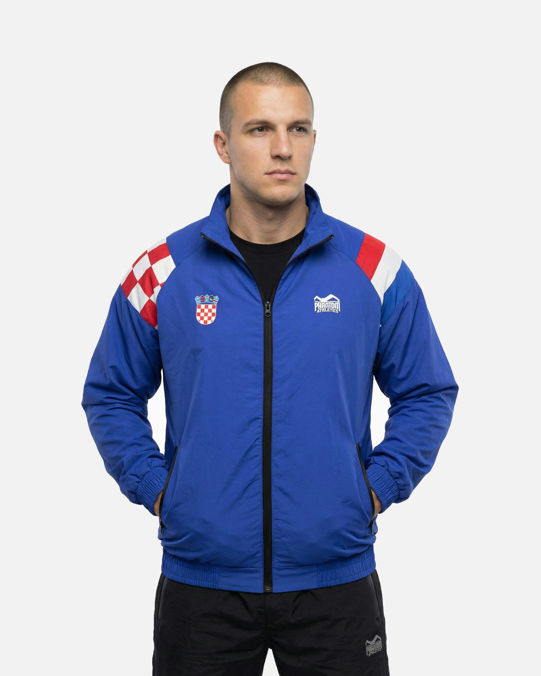 Phantom Athletics Trainingsjacke DMC Team Croatia - Blau/Rot/Weiß