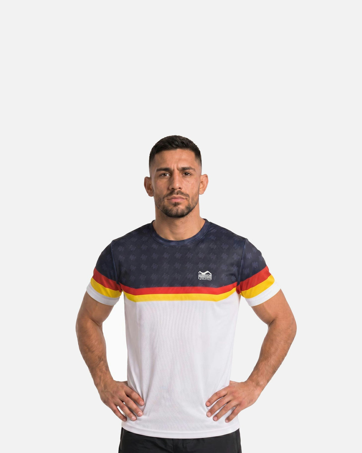 Phantom Athletics T-Shirt EVO+ Germany - Weiß/Schwarz/Rot/Gold