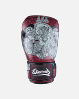 8 WEAPONS Boxhandschuhe Hanuman Yant - Schwarz/Rot