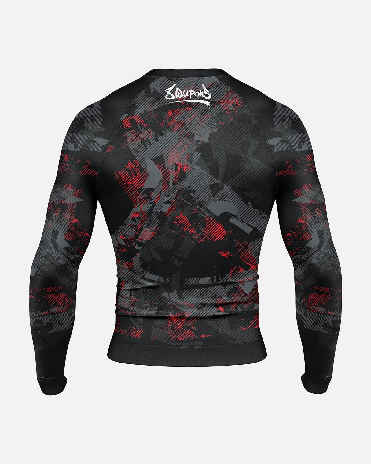 8 WEAPONS Rashguard Hit 2.0 - Schwarz/Rot