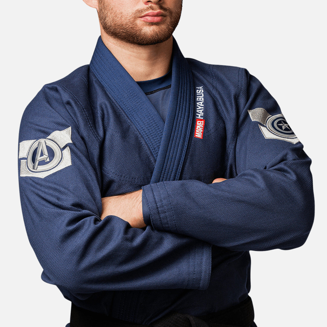 Marvel BJJ Gi Captain America - Blau