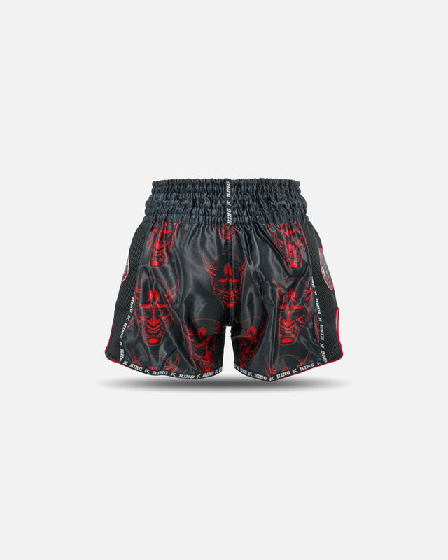 King Pro Boxing Muay-Thai-Shorts Devil - Schwarz