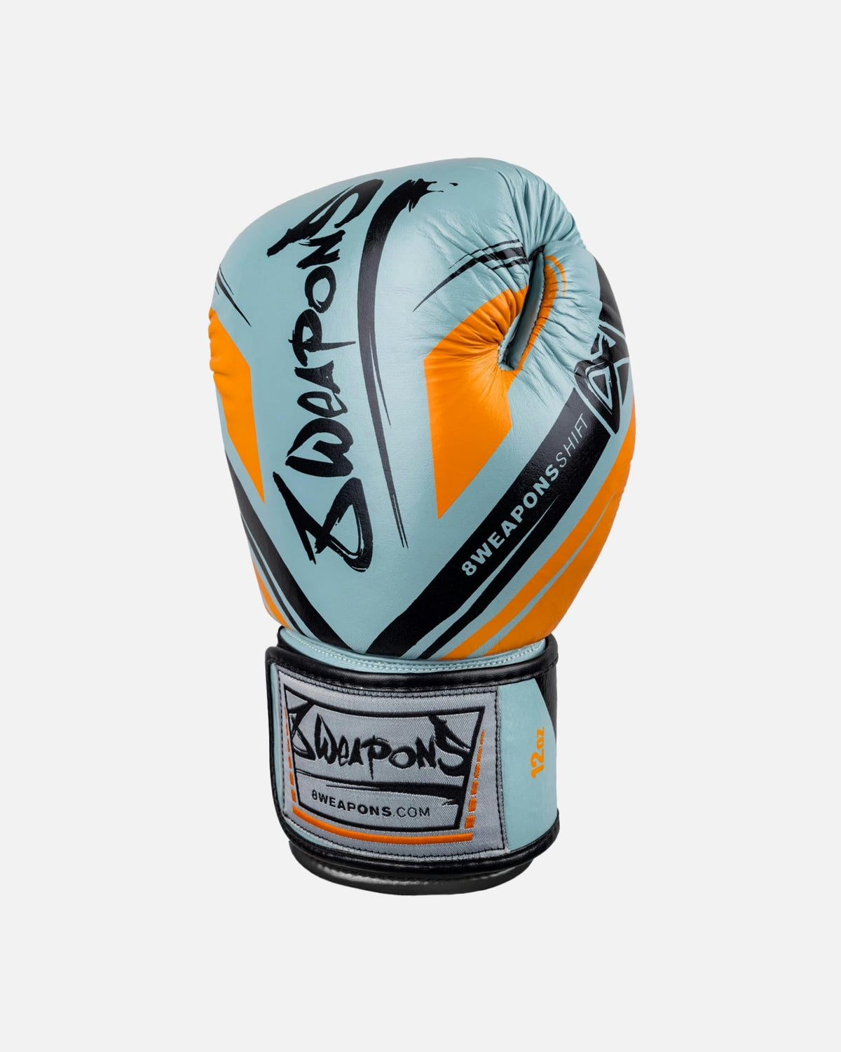 8 WEAPONS Boxhandschuhe Shift - Eisgrau/Orange