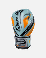 8 WEAPONS Boxhandschuhe Shift - Eisgrau/Orange
