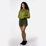 Hayabusa Hoodie Cozy Fleece Damen - Olivgrün