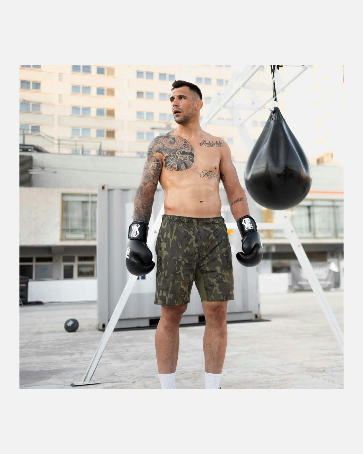 Phantom Athletics Trainingsshorts Shadow - Armee Camo