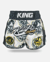 King Pro Boxing Muay Thai Shorts Demon - Weiß
