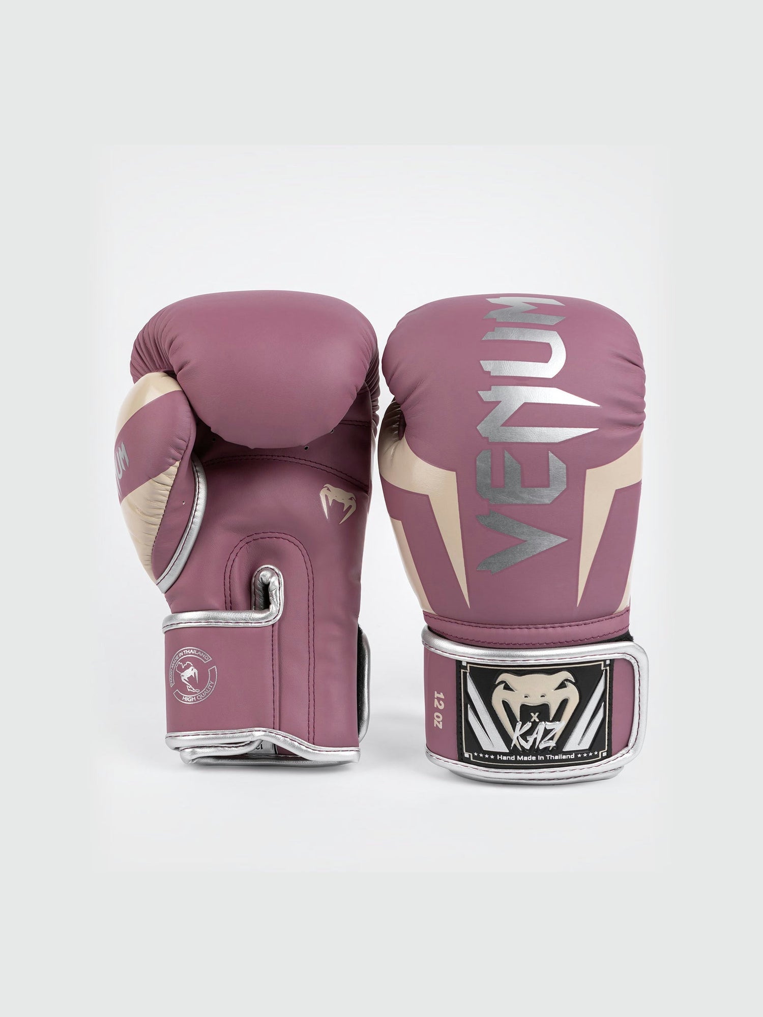 Venum Boxhandschuhe x Kaz - Dunkelorchidee/Silber